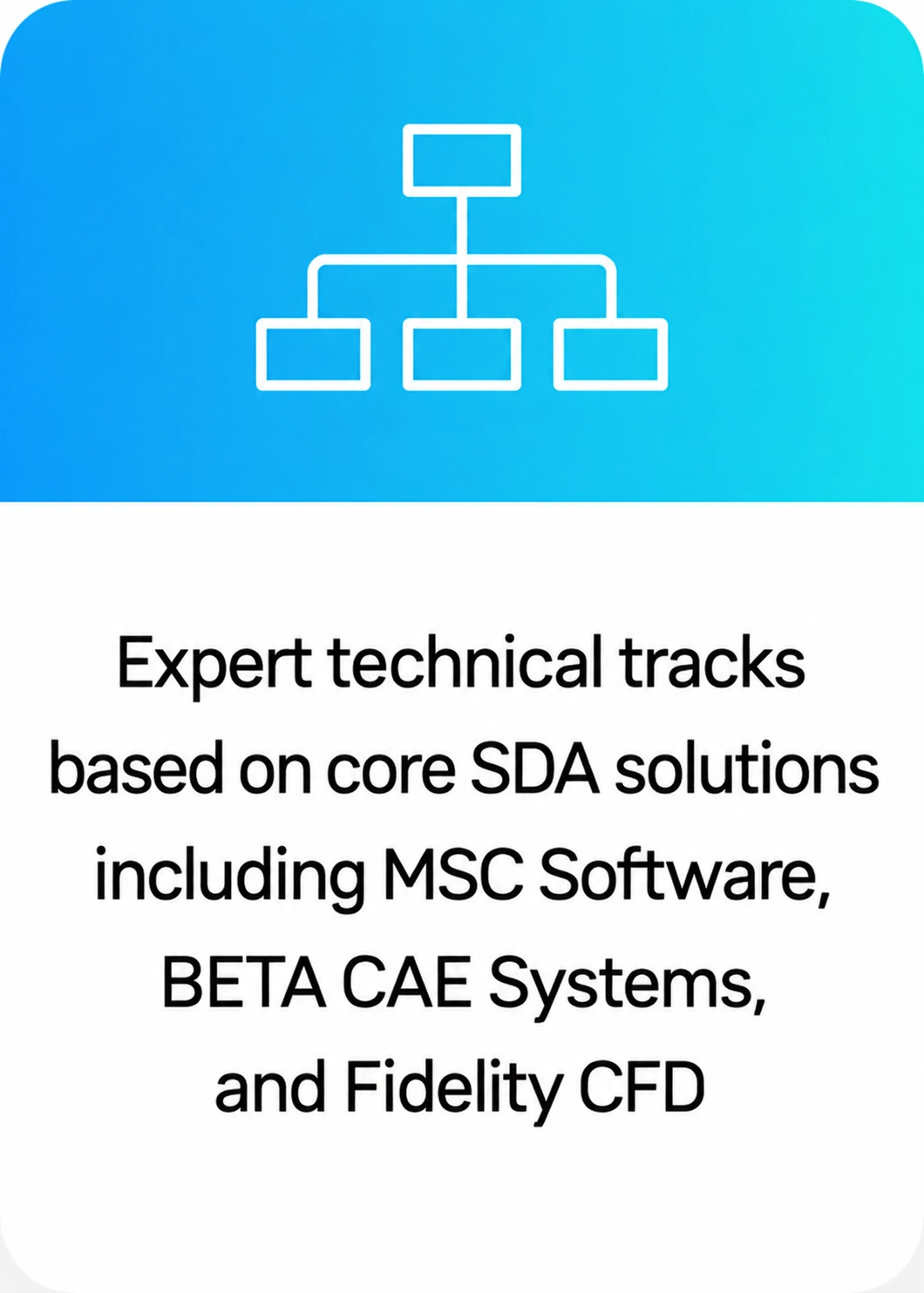 Expert technical tracks based on core SDA solutions